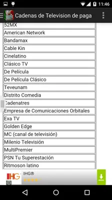 Televisiones de Mexico android App screenshot 0